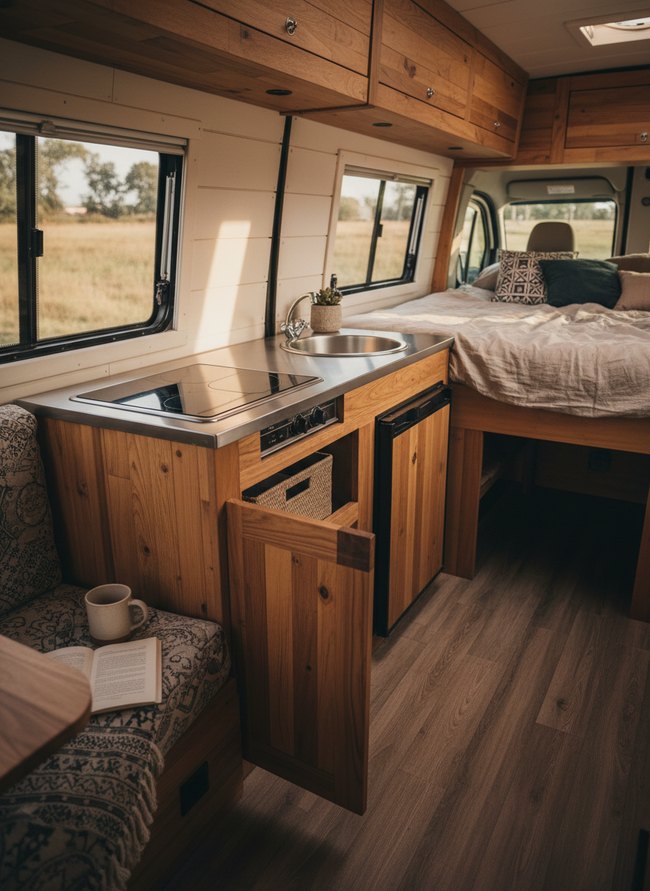 Compact Slide-Out Galley