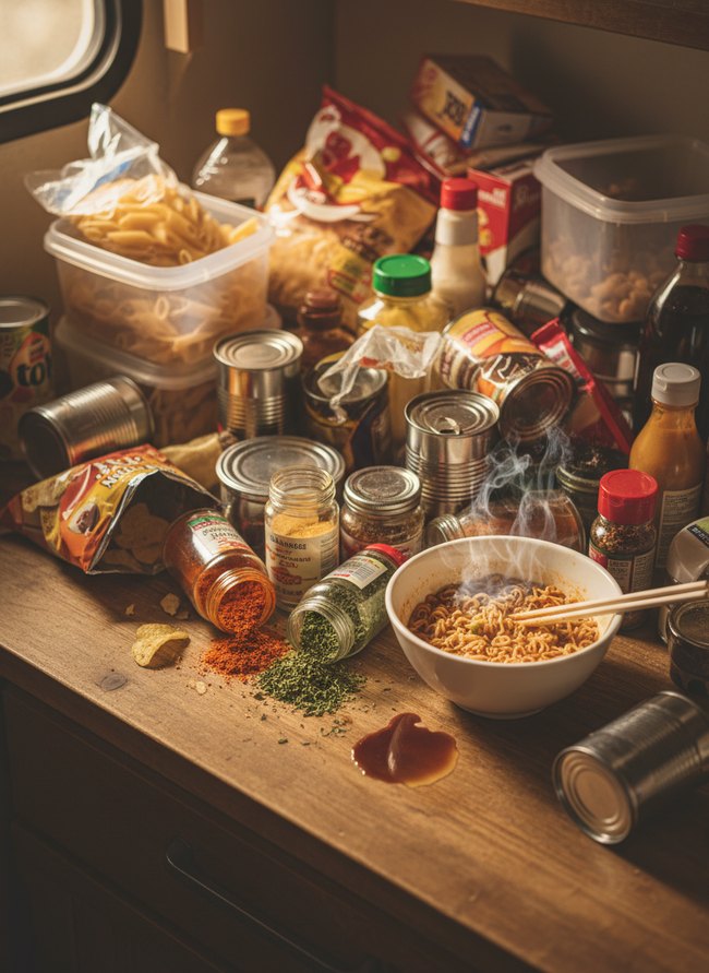 Overstocked Pantry Chaos