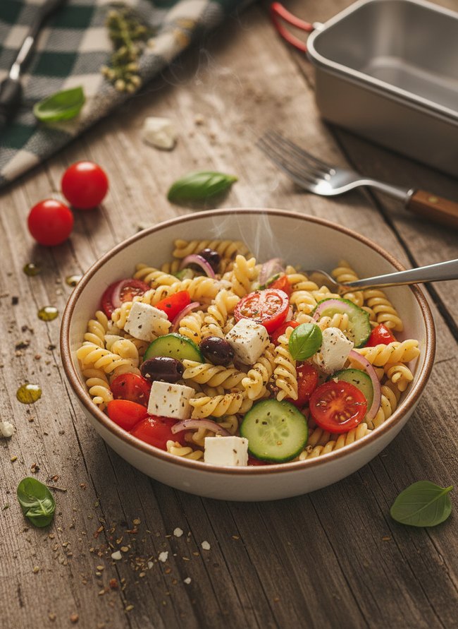 Mediterranean Pasta Salad Bowl