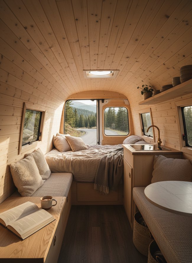 Minimalist Nordic Wood Interior