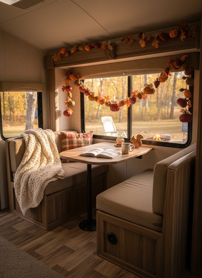 Rustic Gourd RV Garland