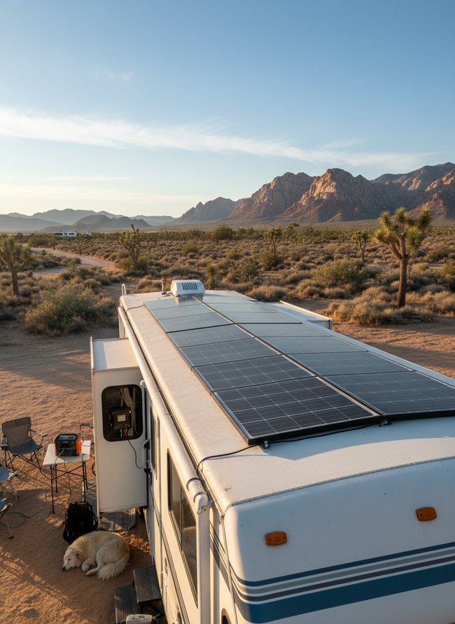 Roof-Mounted Flexible Array