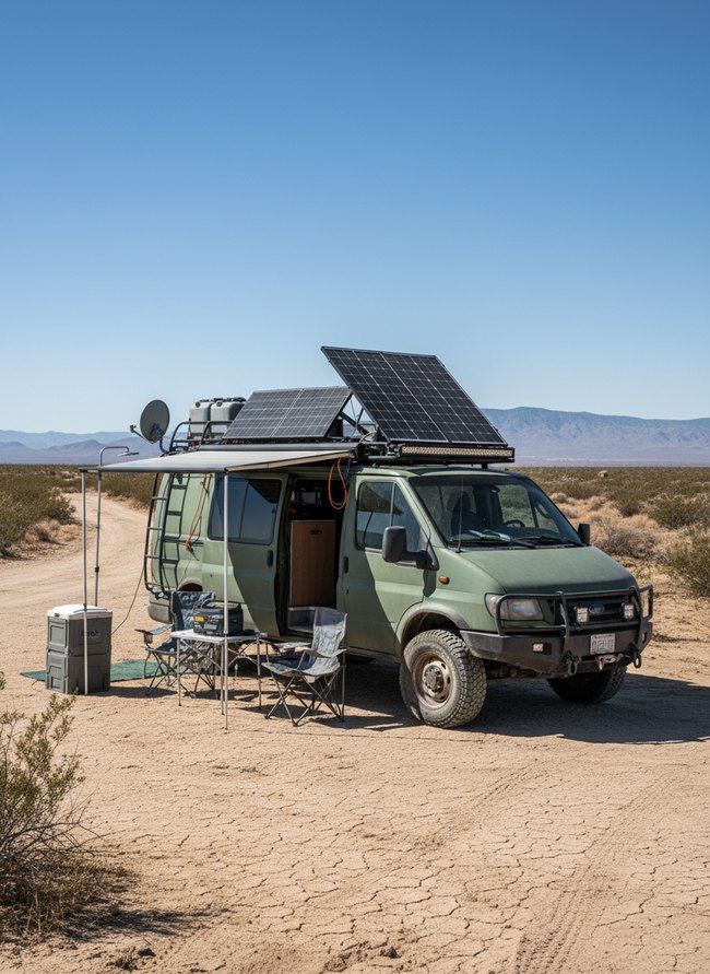 Solar Powered Camper Van