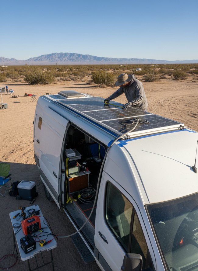Van Panel Placement Strategy