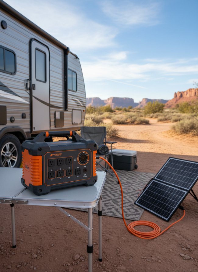 Compact RV Power Station