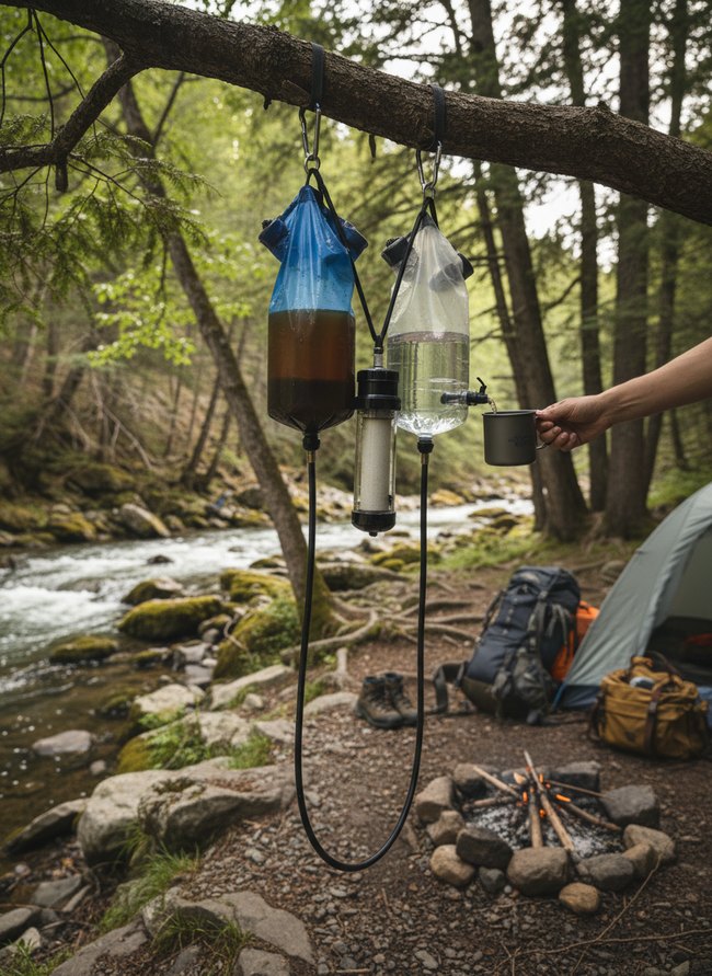 Portable Gravity Drip Filter