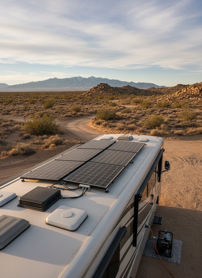 Roof-Mounted Solar Array