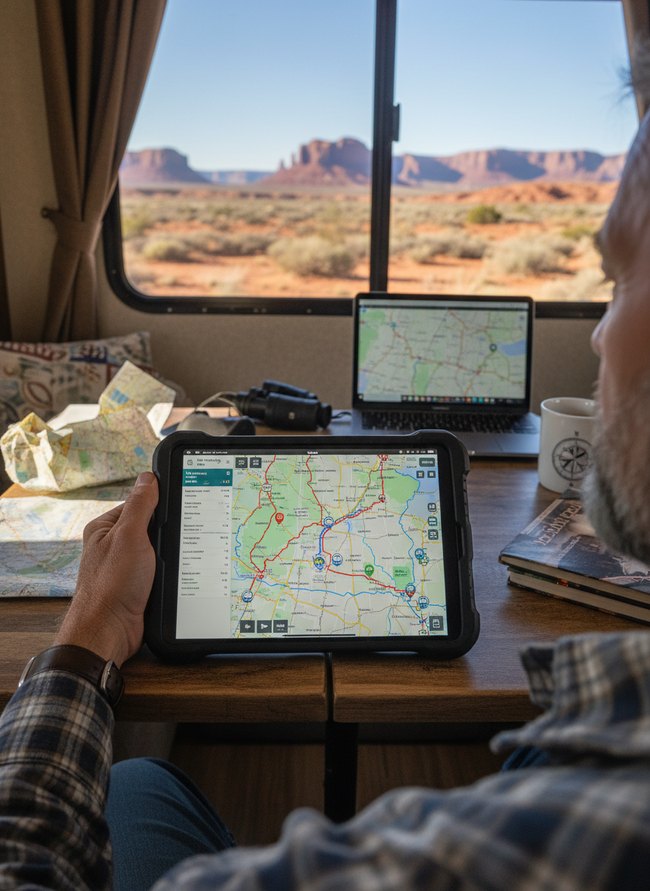 Digital RV Trip Mapping