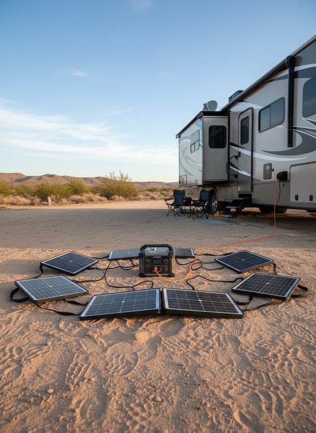 Portable Solar Charging Array