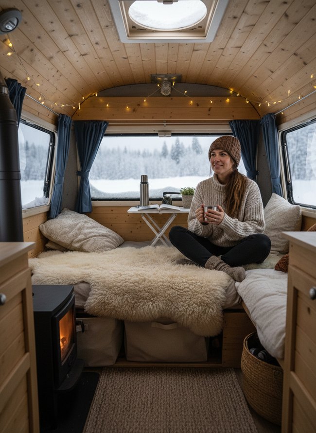 Cozy Insulated Van Interior