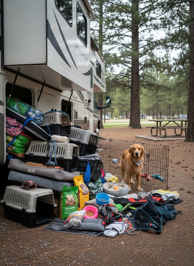 Overpacked Pet Gear