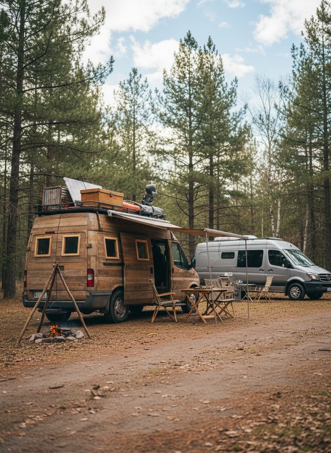 DIY Rustic Camper Conversion
