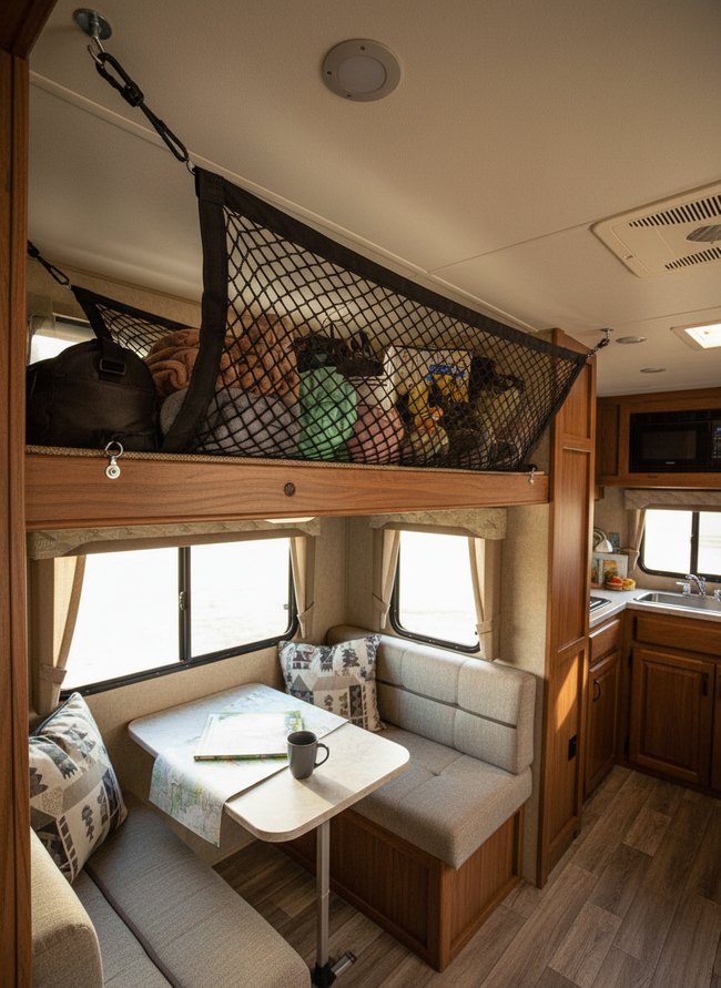 Overhead Bunk Netting