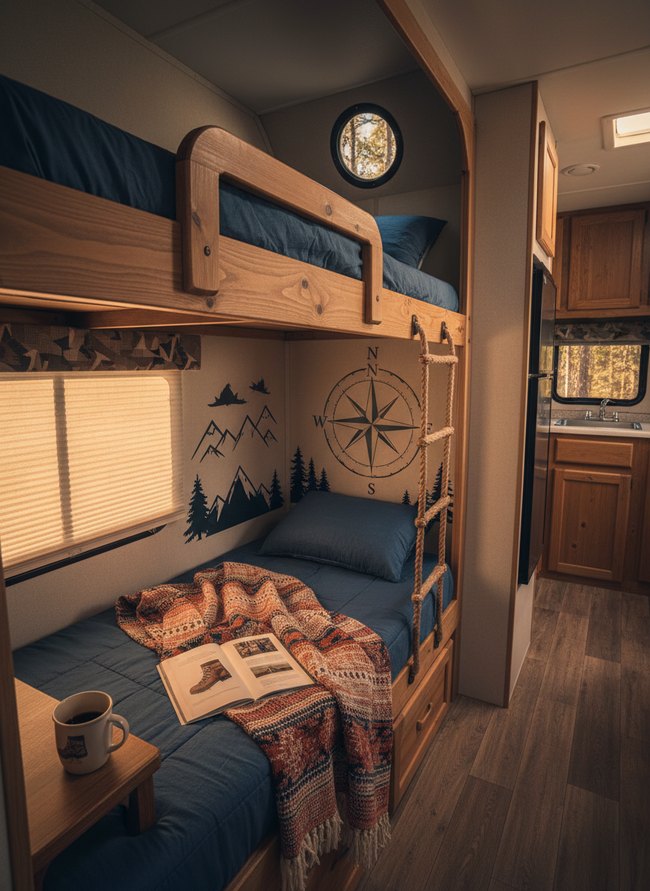 Adventure Theme Bunk Nook