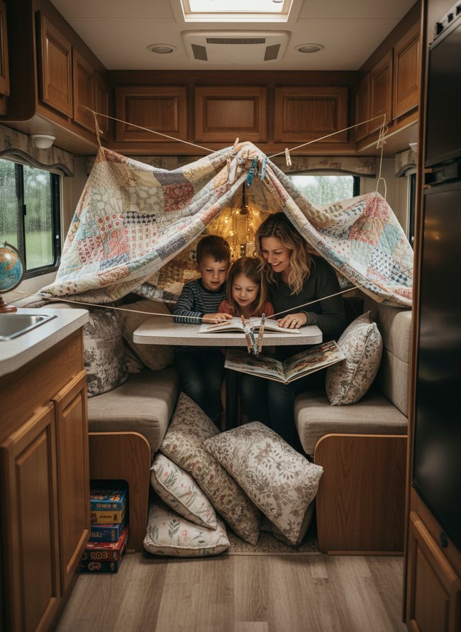 Cozy Blanket Fort Storytime