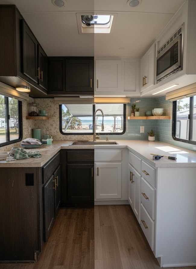 Modern Coastal Galley Makeover