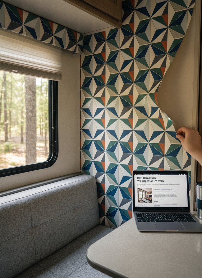 Geometric Pattern RV Peel