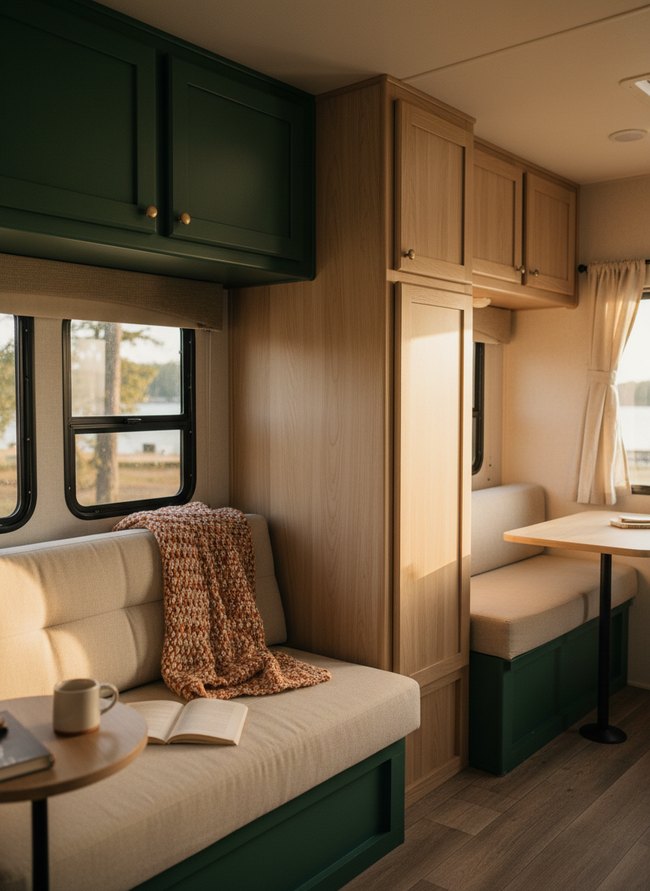 Painted Shaker RV Cabinets