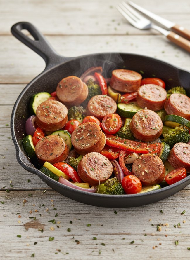 One-Pan Sausage Veggie