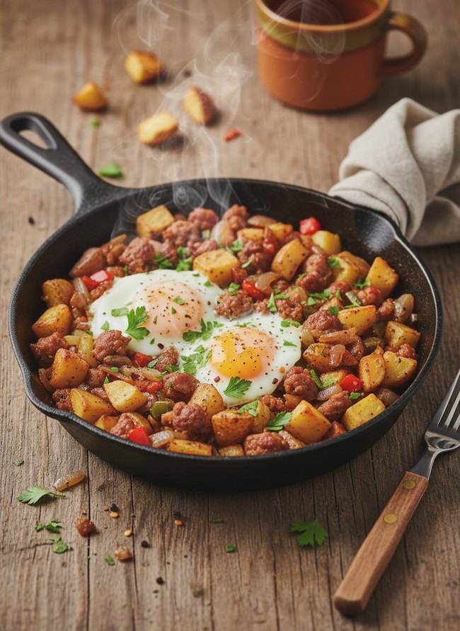 Savory Skillet Breakfast Hash