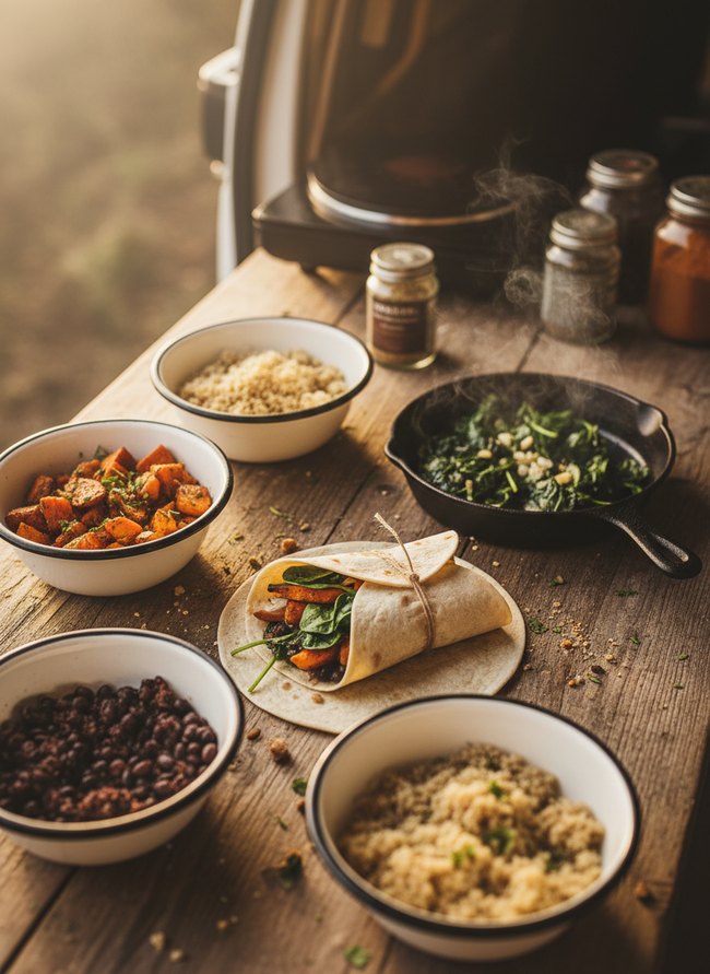 Compact Pantry Batch Cooking