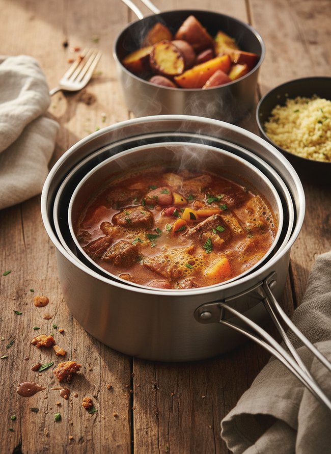 Nesting Stainless Cook Pot Set