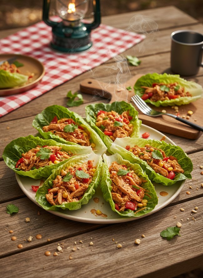 Hearty Chicken Lettuce Wraps