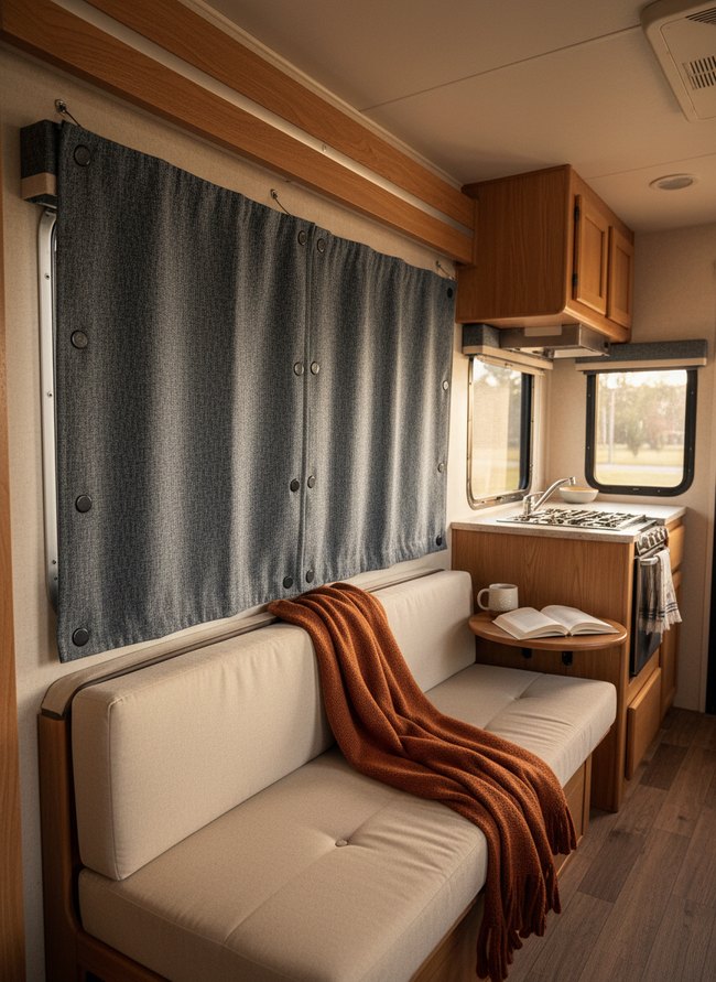 Magnetic Thermal Insulated Curtains