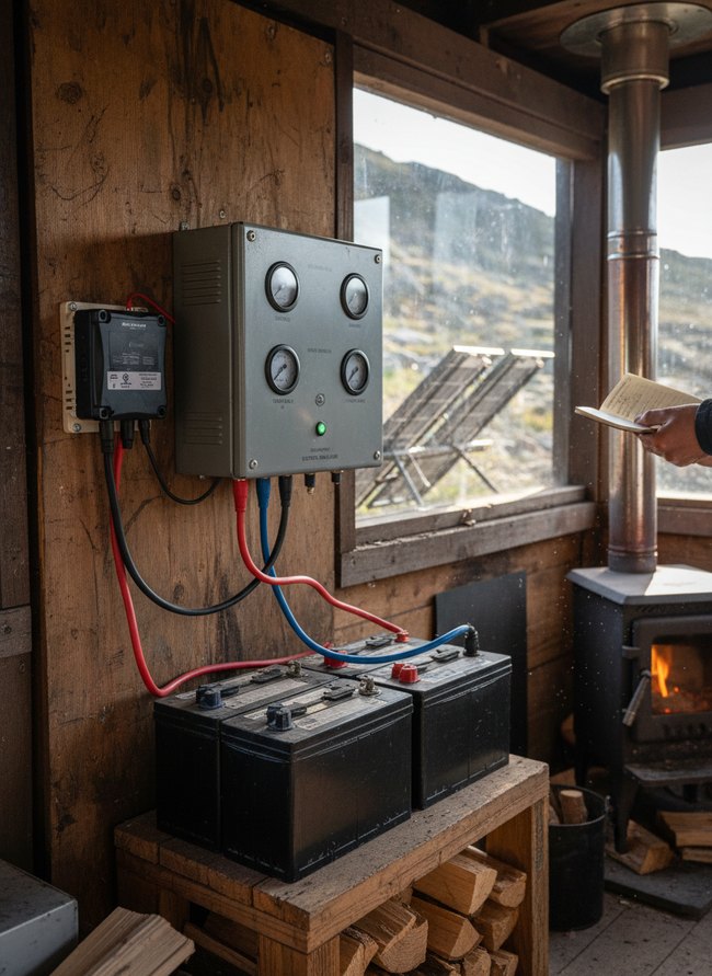 Battery Bank Monitoring Hub
