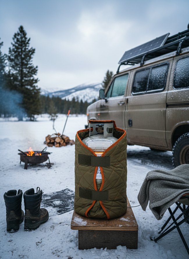 Propane Tank Warming Sleeve