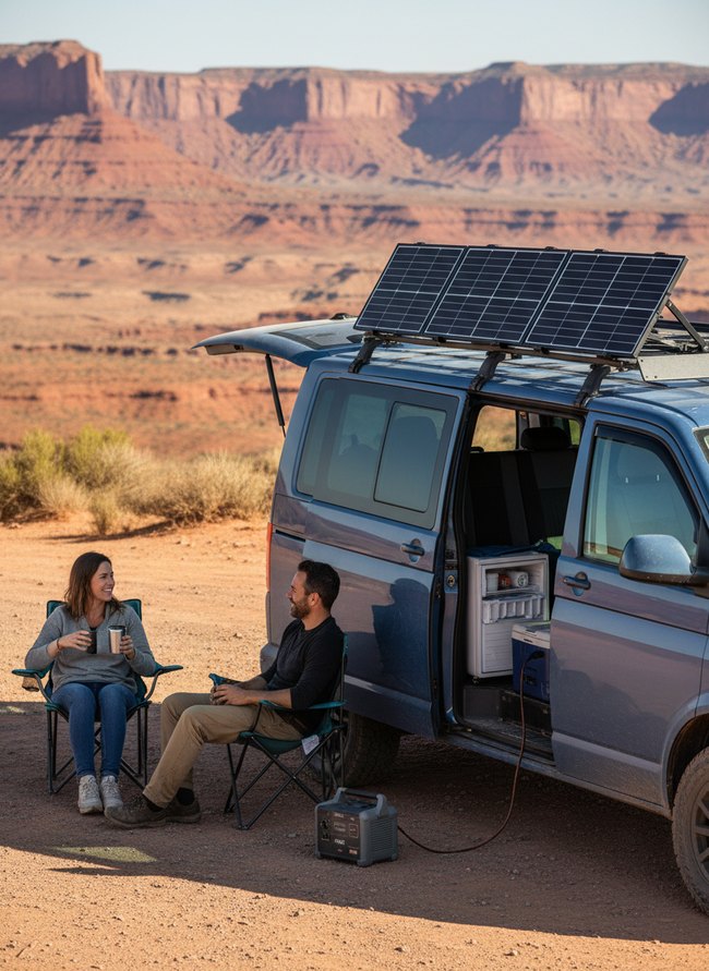 Compact Foldable Van Panel