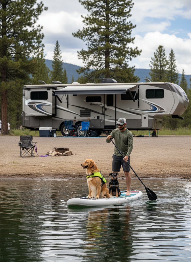 Lakeside Paddleboard Excursion