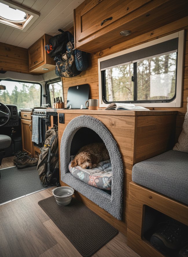 Under-Bench Pet Den