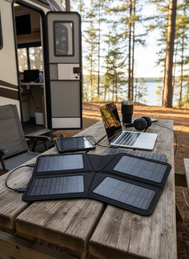 Foldable Solar Power Bank