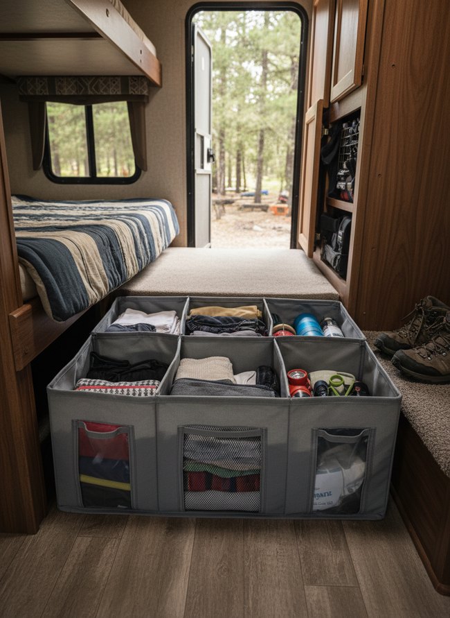 Under-Bed Compartment Dividers