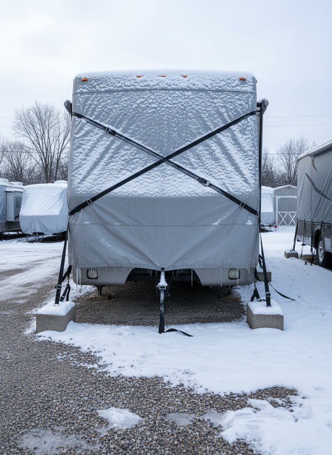 Exterior Cover Tie-Down