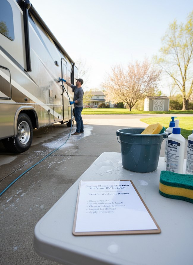 Exterior Washdown Routine