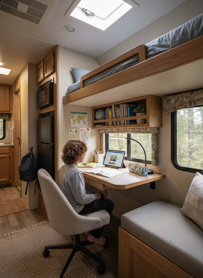 Under-Bunk Workspace System