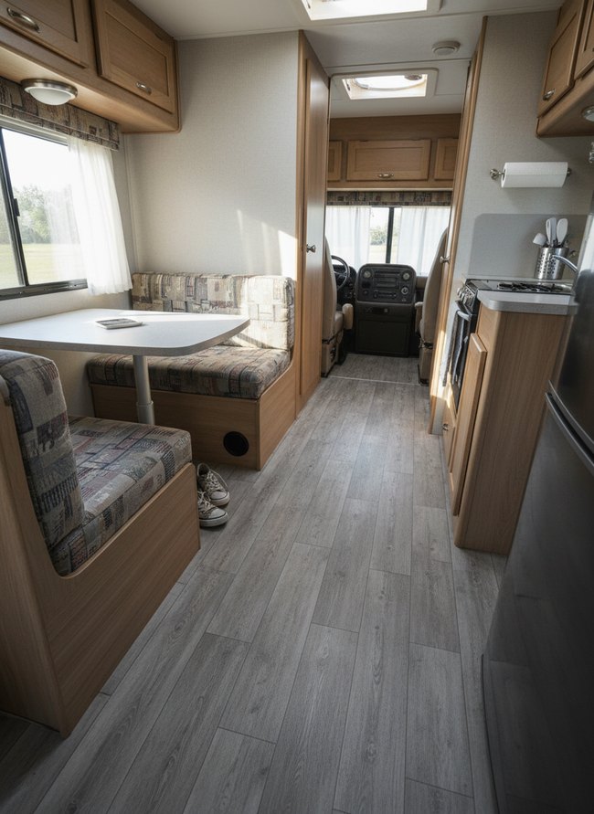 Lightweight Laminate Tile Floor