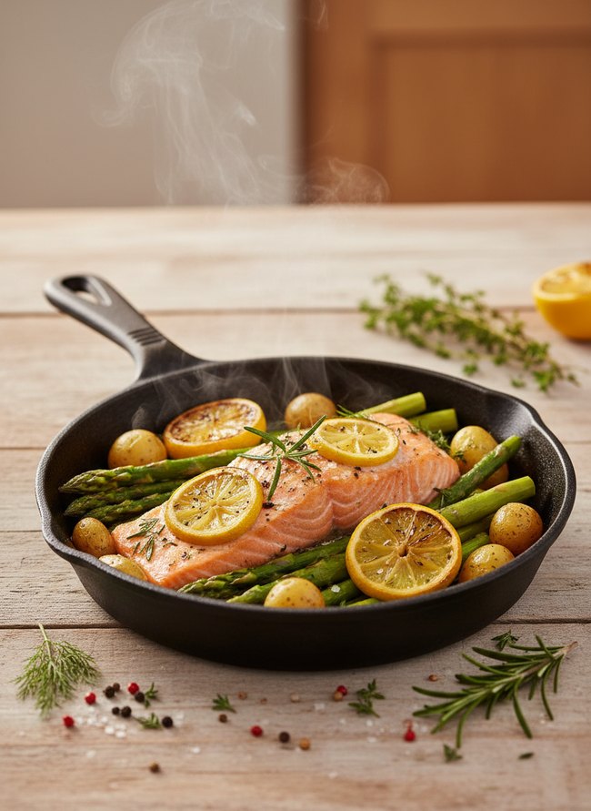 One-Pan Lemon Herb Salmon