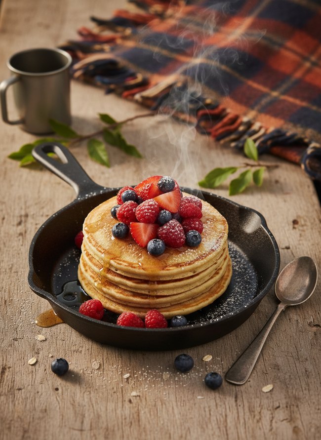 Sweet Berry Pancakes