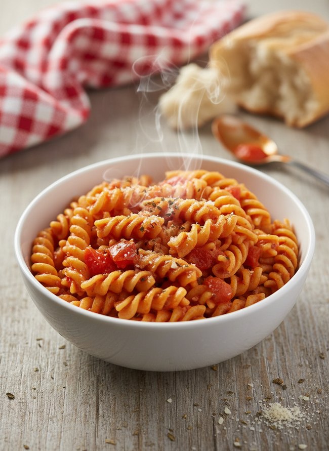 Easy Microwaveable Pasta Dinner