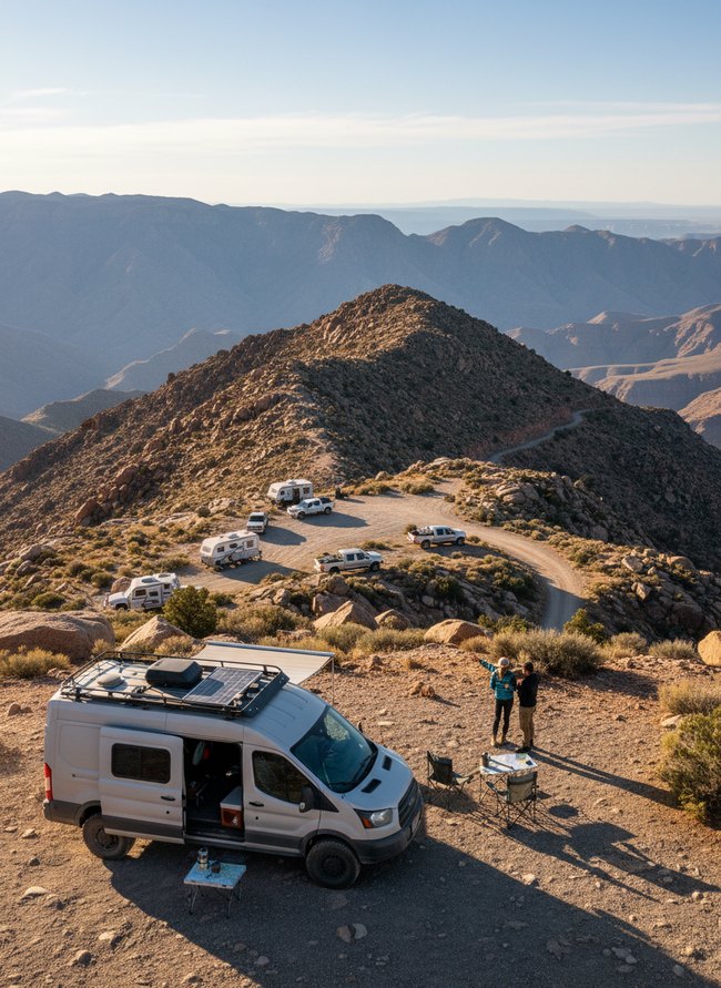 Mountain Ridge Overlook Spot