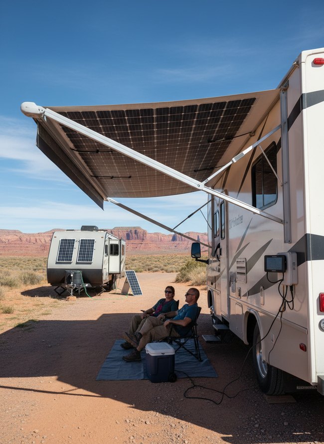 Integrated Awning Panel Setup