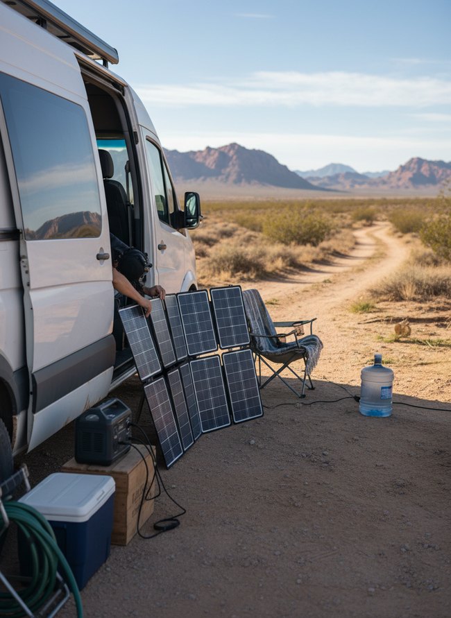 Foldable Solar Panel Array
