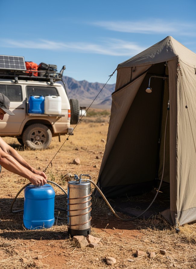 Outdoor Shower Filtration