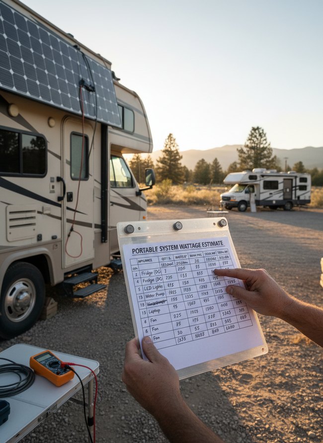 Portable System Wattage Estimate
