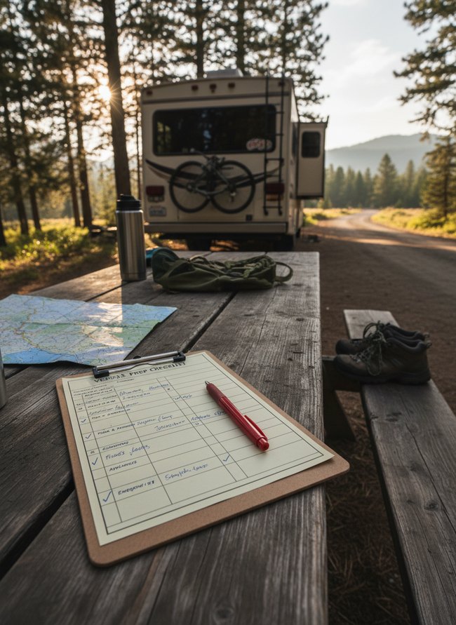 Vehicle Prep Checklist