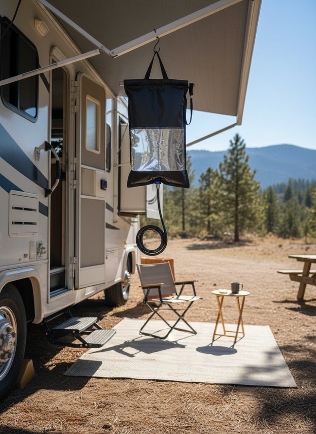 Compact Solar Shower