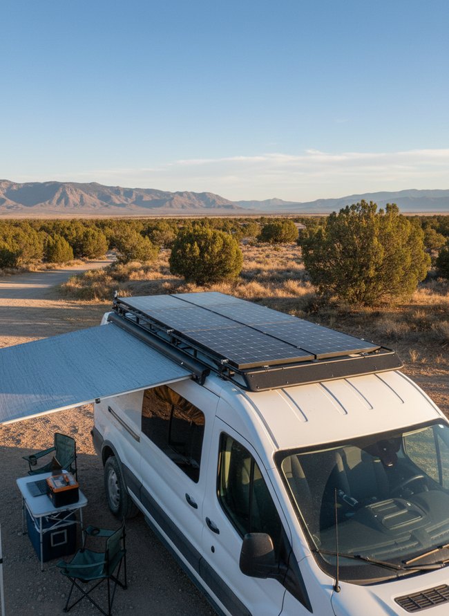 Monocrystalline Van Power Kit